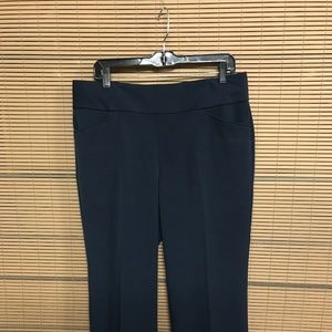 Christopher & Banks Pull-On Navy Trouser SIZE:12S